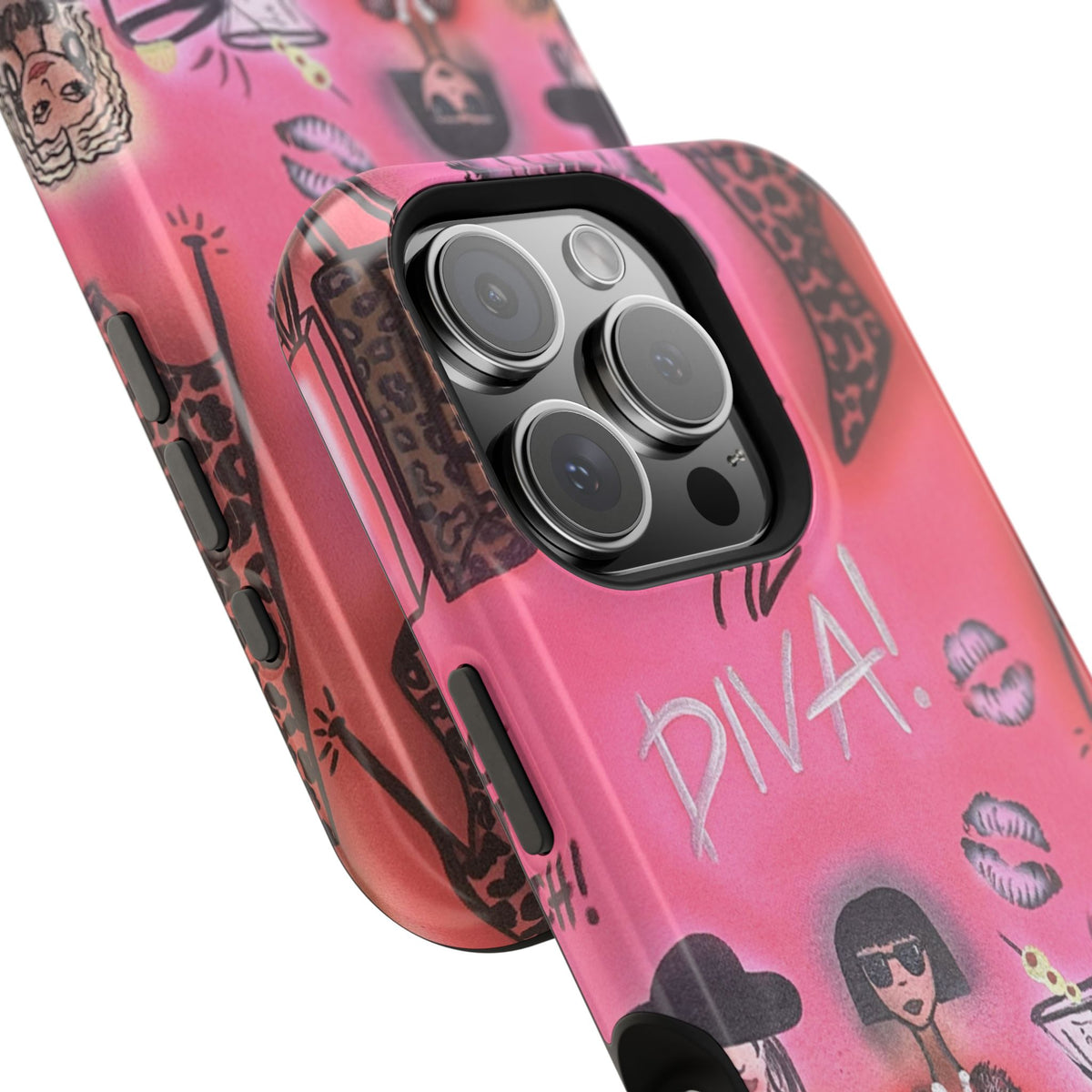MagSafe "party diva" airbrush iPhone case