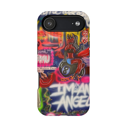 MagSafe "im an angel" airbrush iPhone case