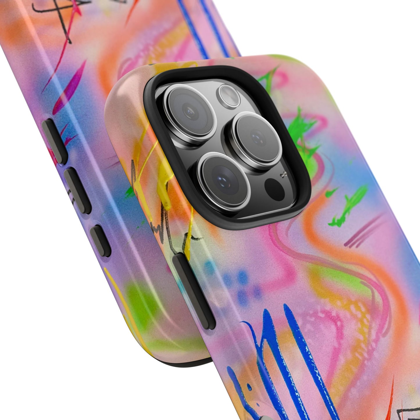 "neon haze" airbrush iPhone case