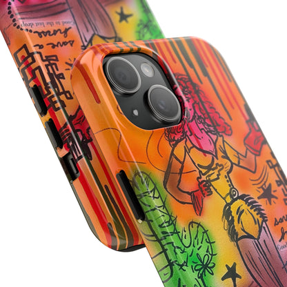 "wild, wild west" airbrush iPhone case