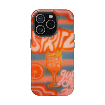 MagSafe "aperol spritz pt. 2" airbrush iPhone case