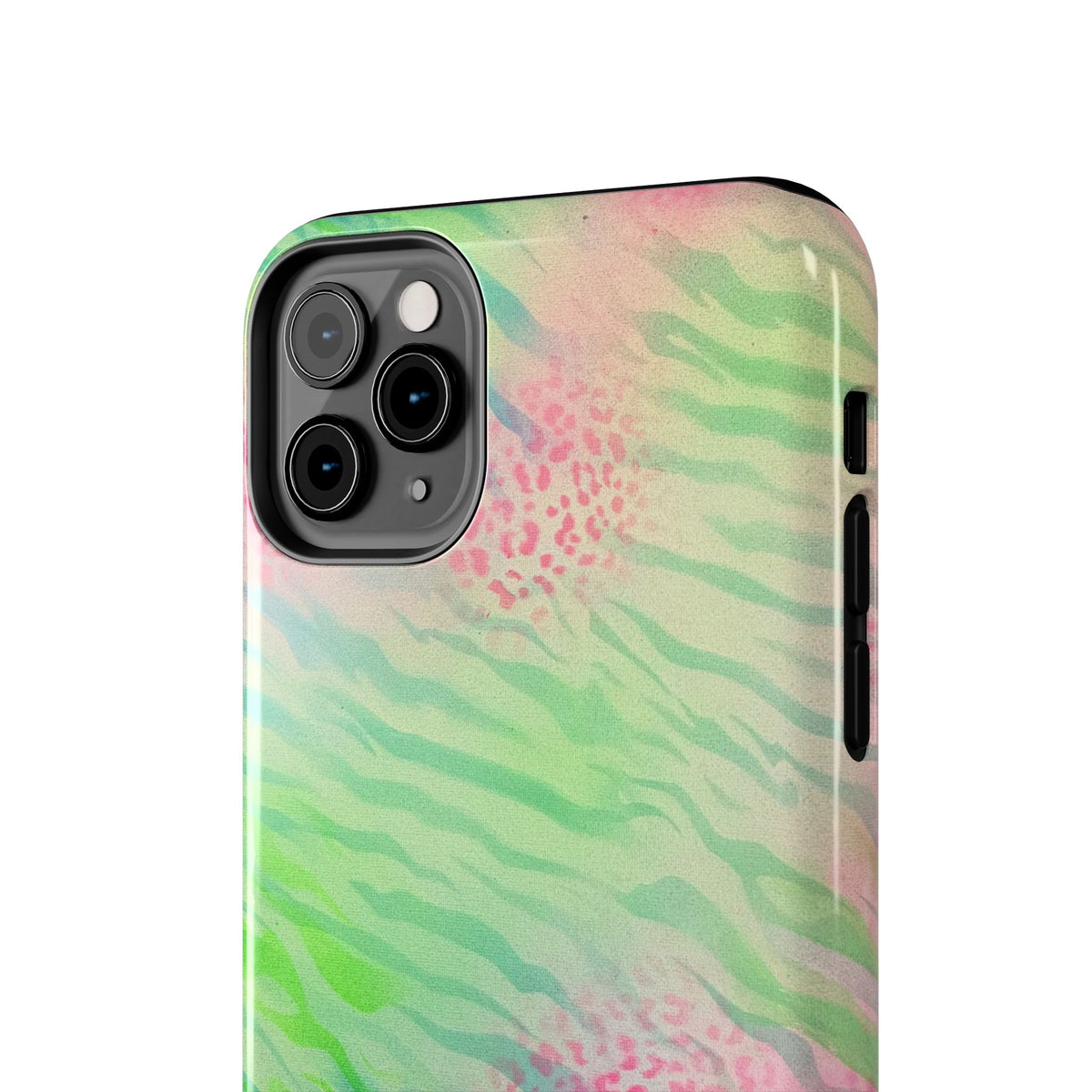 "teal cheetah" airbrush iPhone case