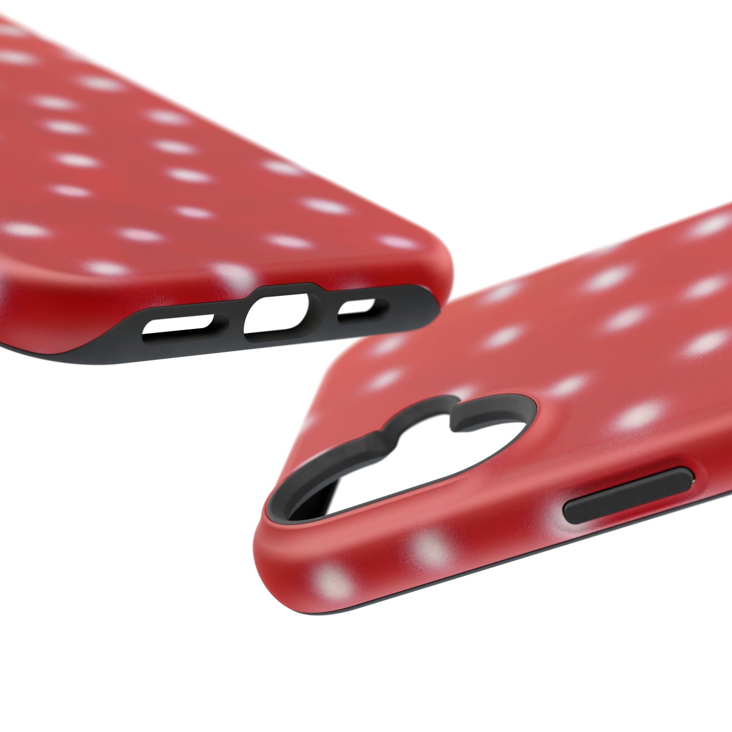 MagSafe "cherry crush polka dot" airbrush iPhone case