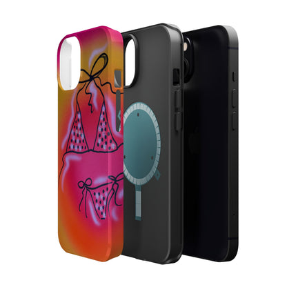 MagSafe "glitter bikini" airbrush iPhone case