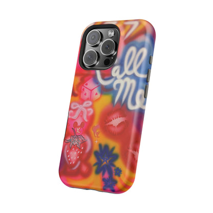 MagSafe "CALL ME!" airbrush iPhone case