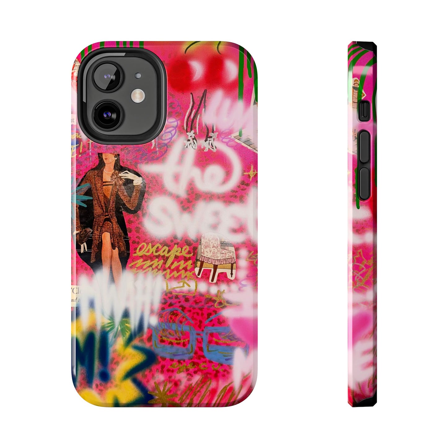 "sweet escape" airbrush iPhone case