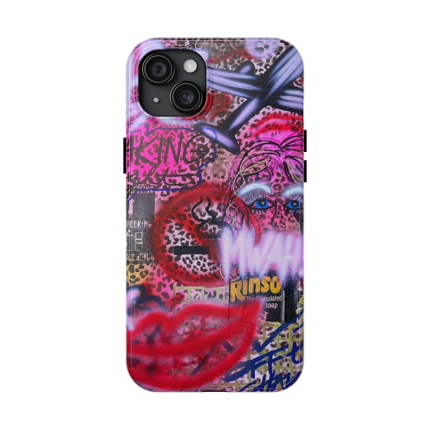"taking flight" airbrush iPhone case