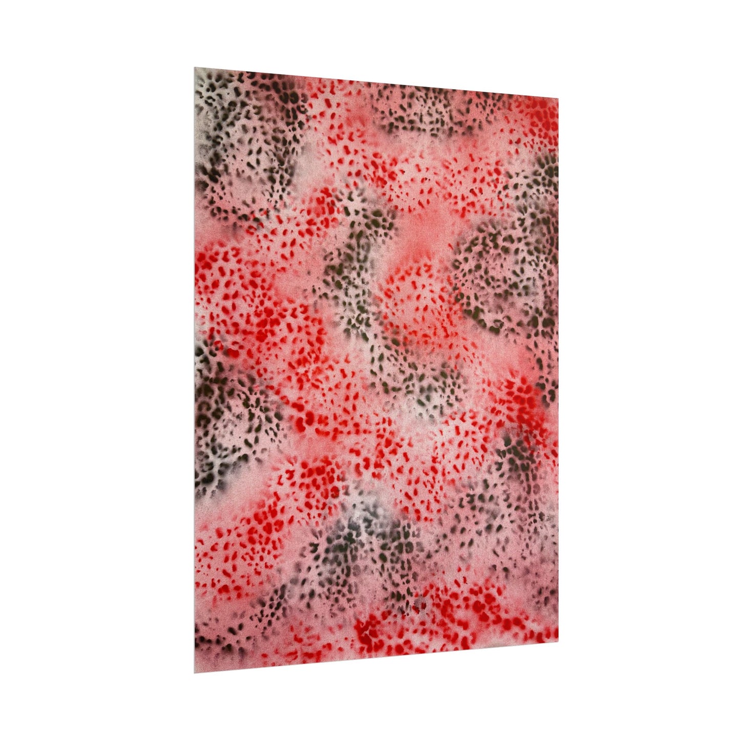 "red cheetah" airbrush rolled print