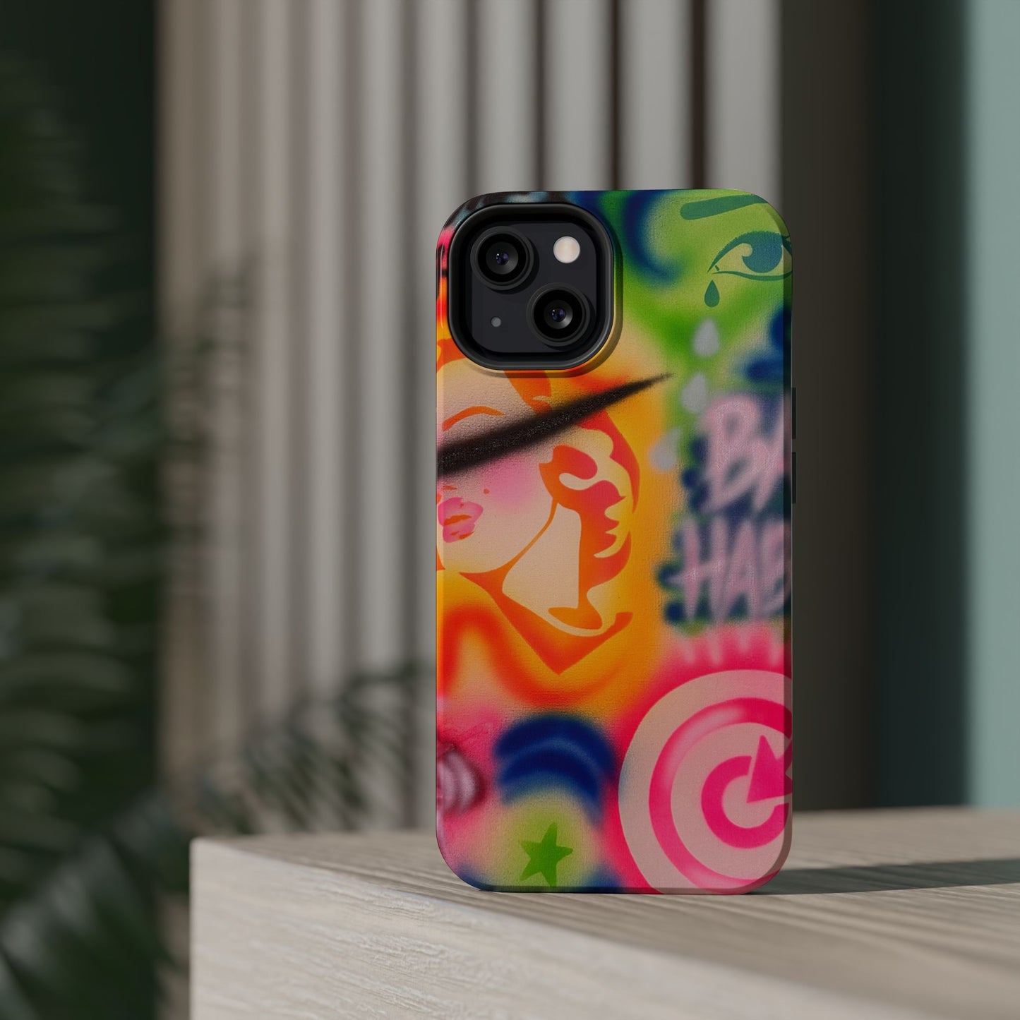 MagSafe „schlechte Angewohnheiten“ Airbrush iPhone Hülle