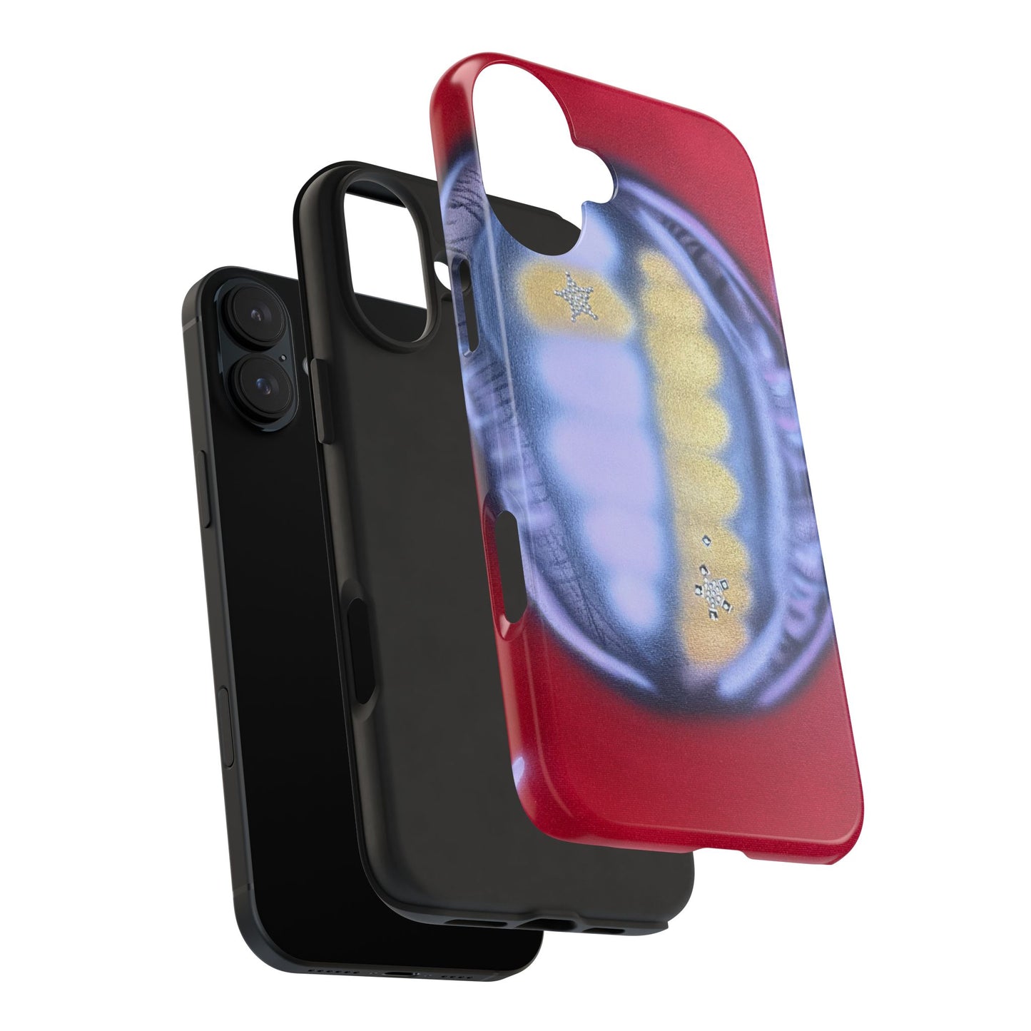 "bite me bling" airbrush iPhone case