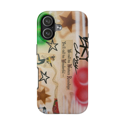 "very cherry" airbrush iPhone case