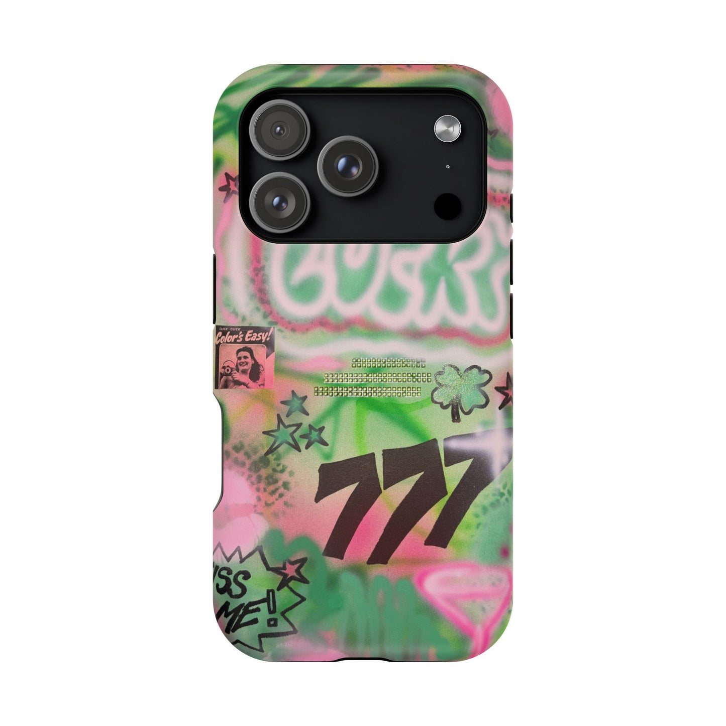 MagSafe "so lucky" airbrush iPhone case