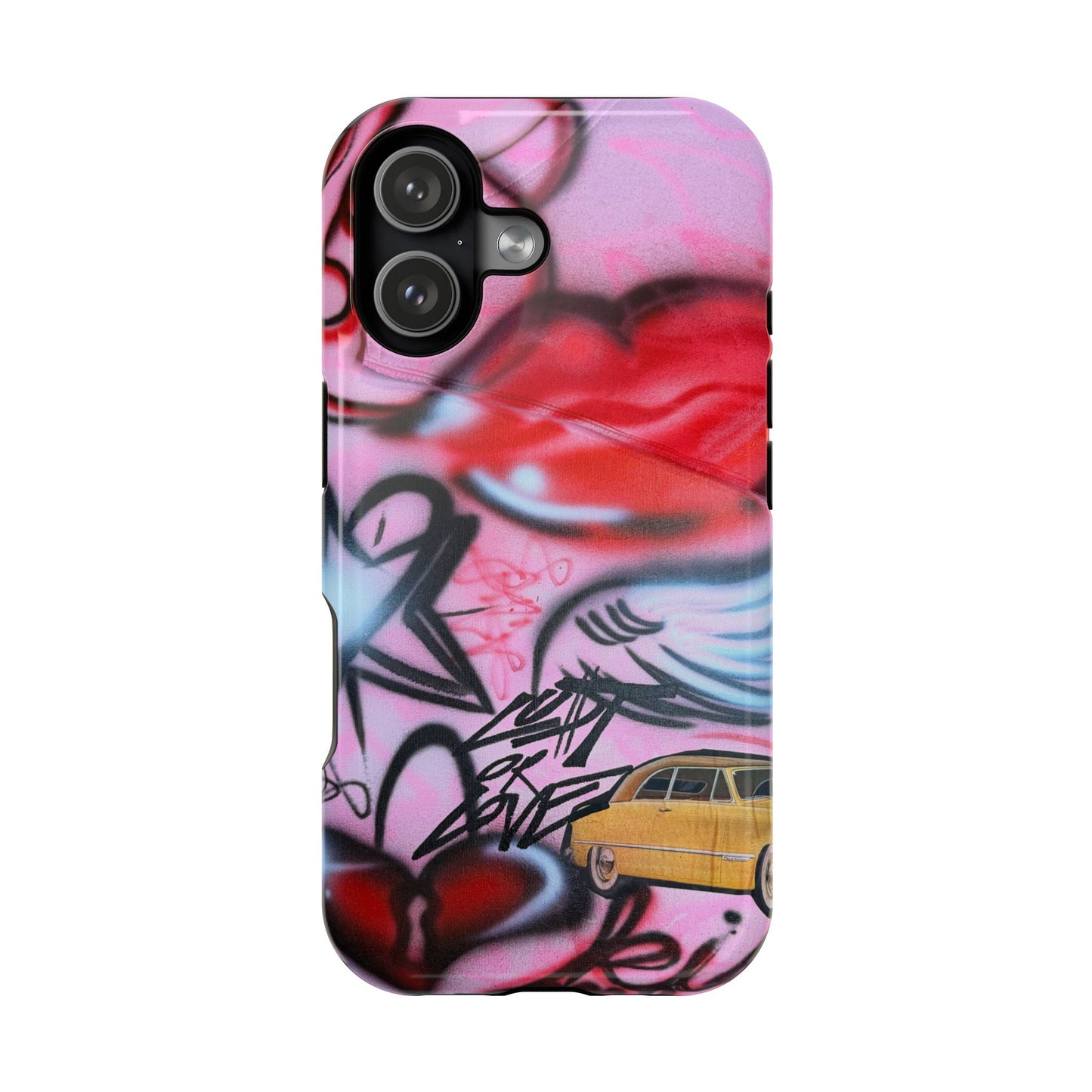 MagSafe "lust or love" airbrush iPhone case