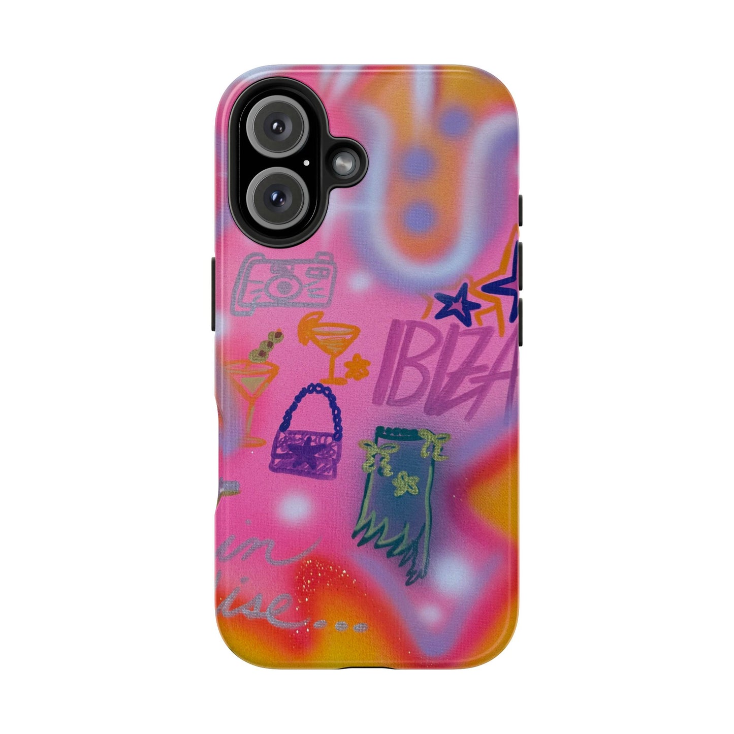 "ibiza" airbrush iPhone case