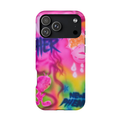 MagSafe "wanted" airbrush iPhone case