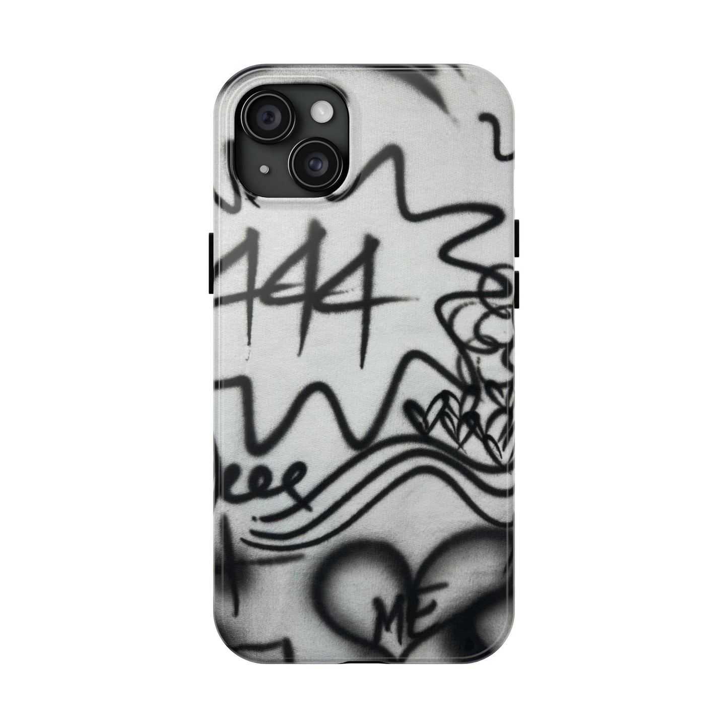 "444” airbrush iPhone case