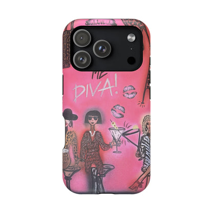 MagSafe "party diva" airbrush iPhone case