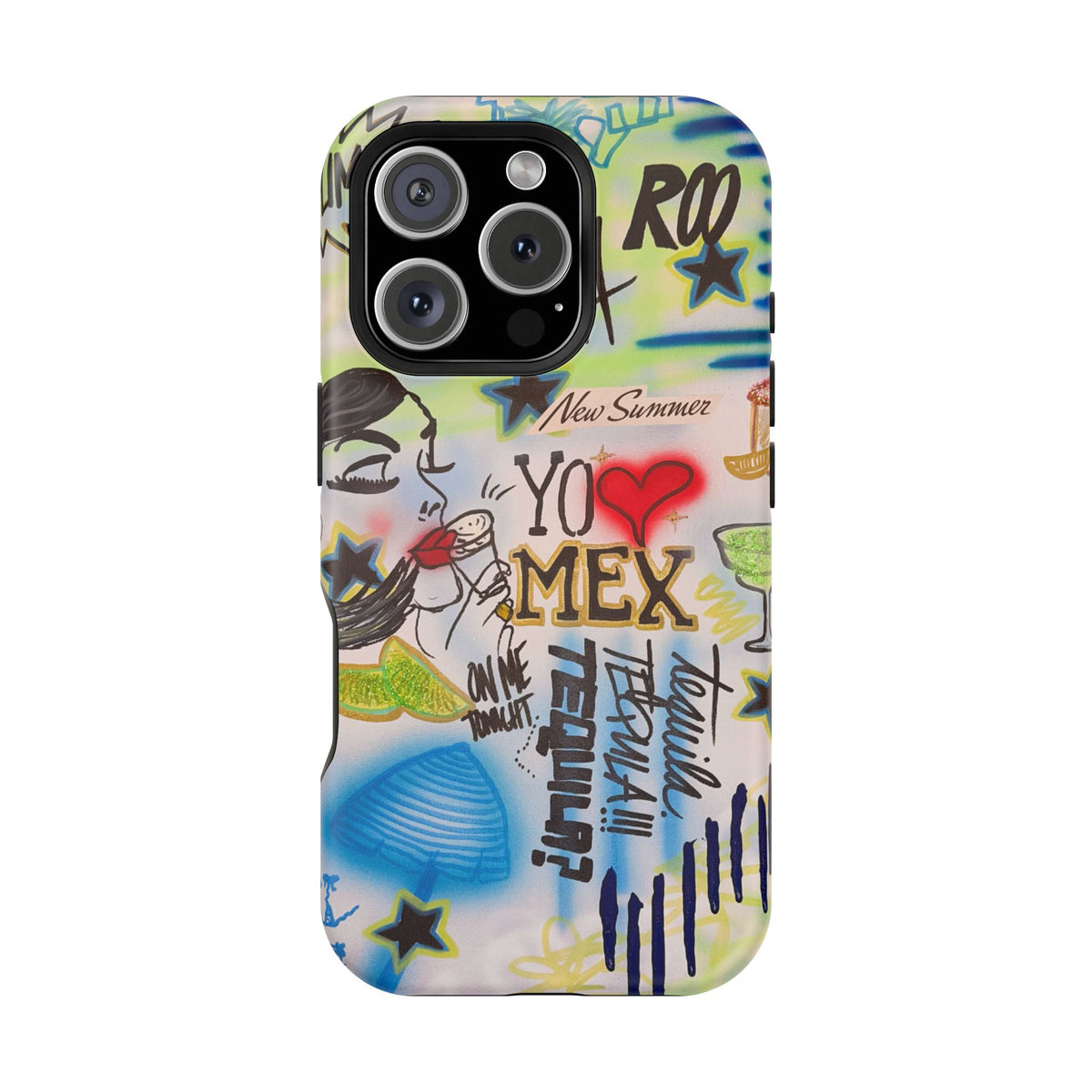 MagSafe "salted lime" airbrush iPhone case