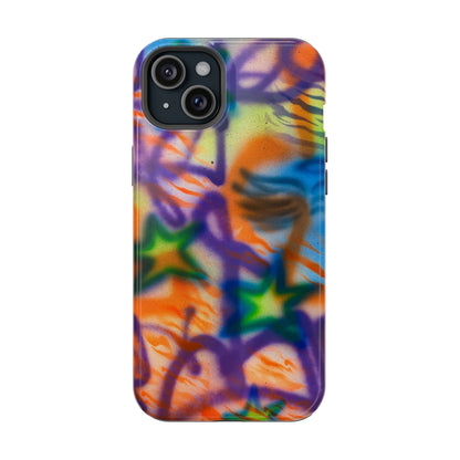 MagSafe "streetwear angel" airbrush iPhone case