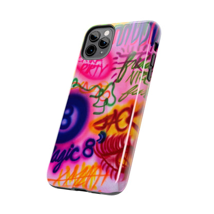 "colorful chaos" airbrush iPhone case