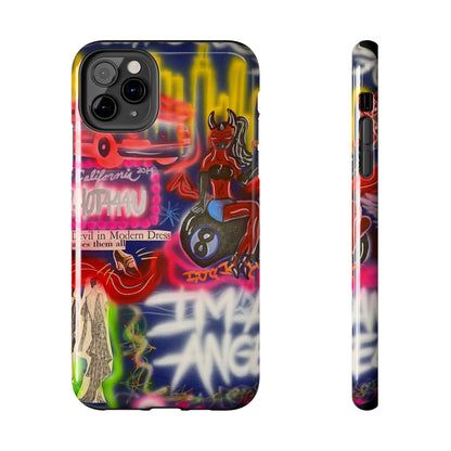 "im an angel" airbrush iPhone case