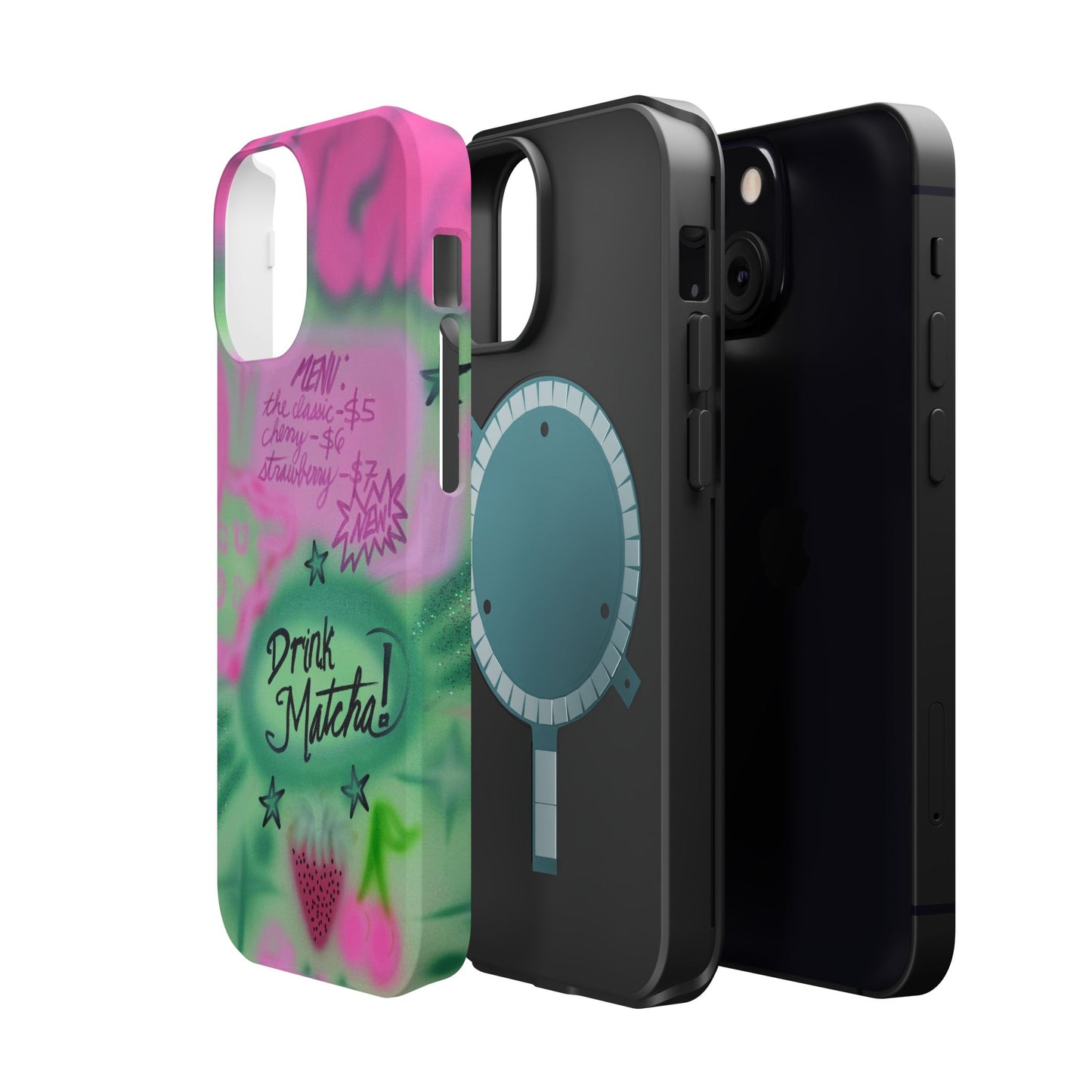 MagSafe "matcha!" airbrush iPhone case