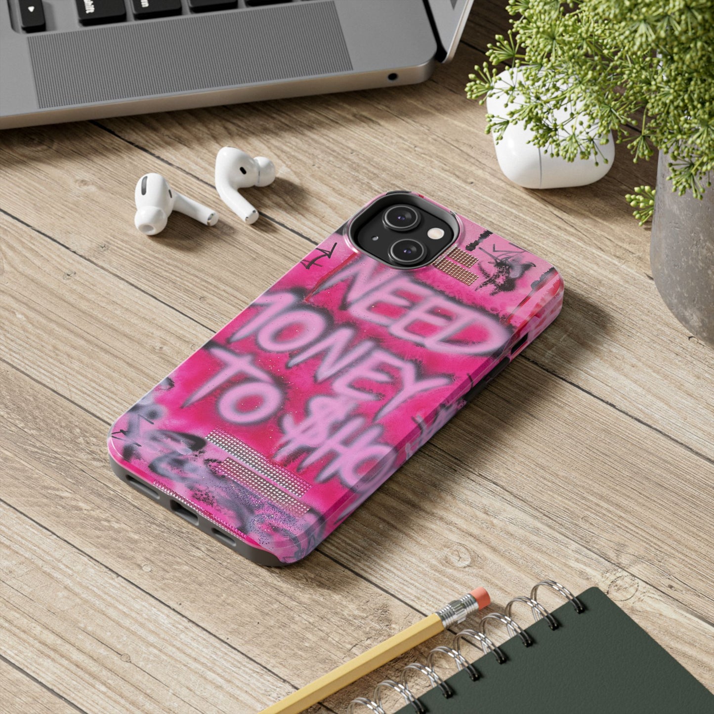 need $$ to shop airbrush iPhone case