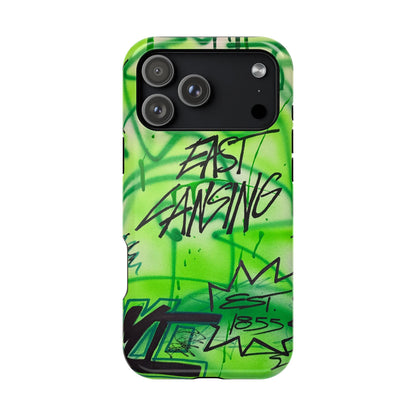 MagSafe "east lansing, mi" airbrush iPhone case