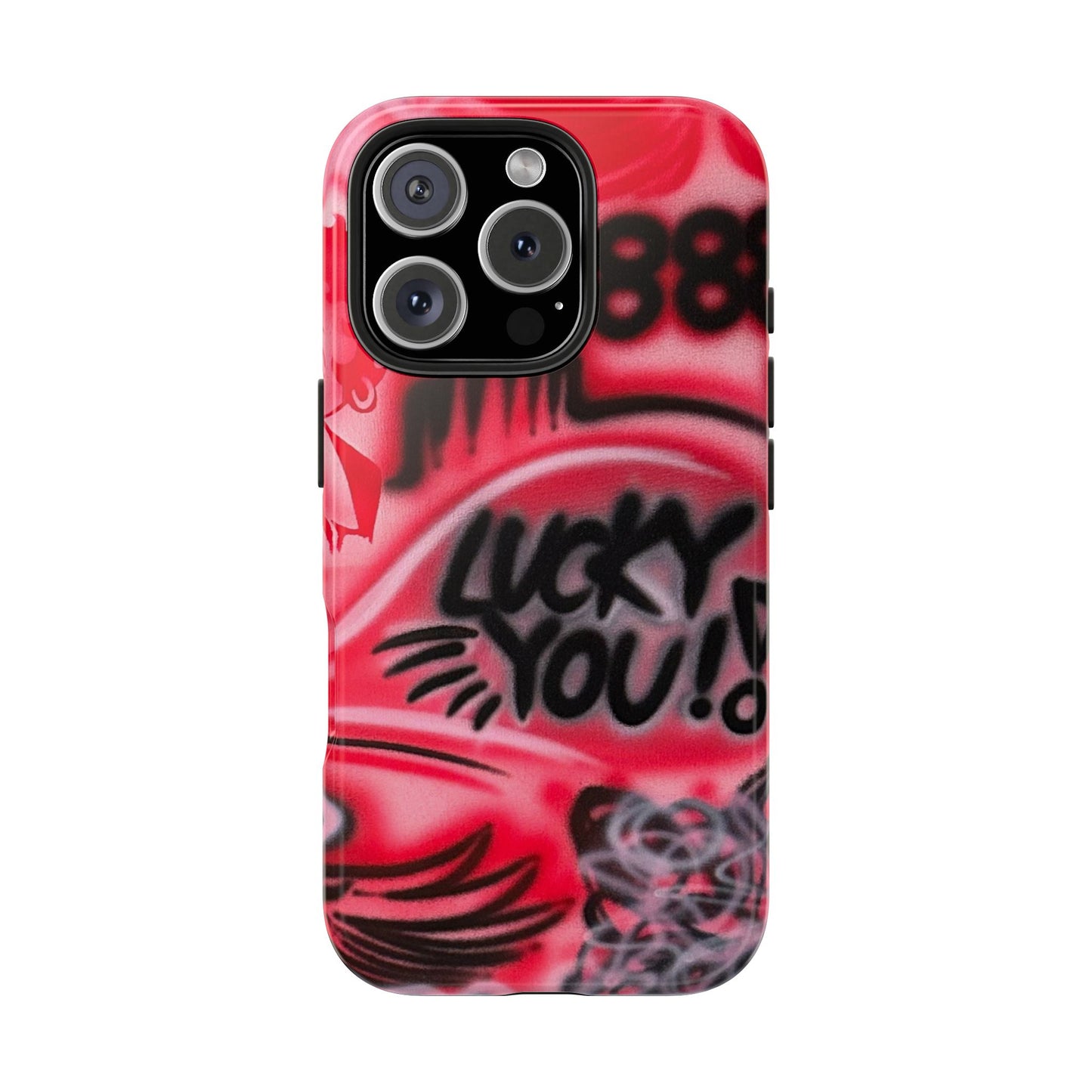 "LUCKY YOU! PT. 2" airbrush iPhone case