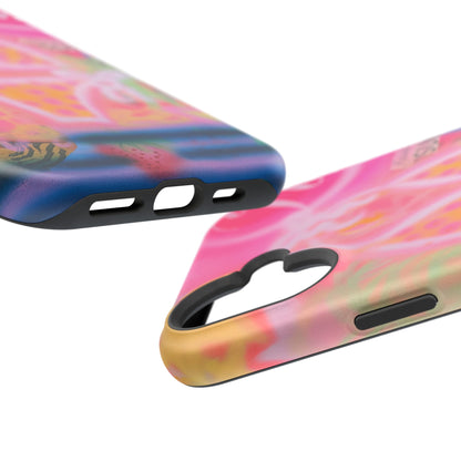 MagSafe "santa monica strawberry" airbrush iPhone case