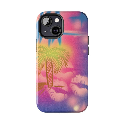 "glowy night" airbrush iPhone case