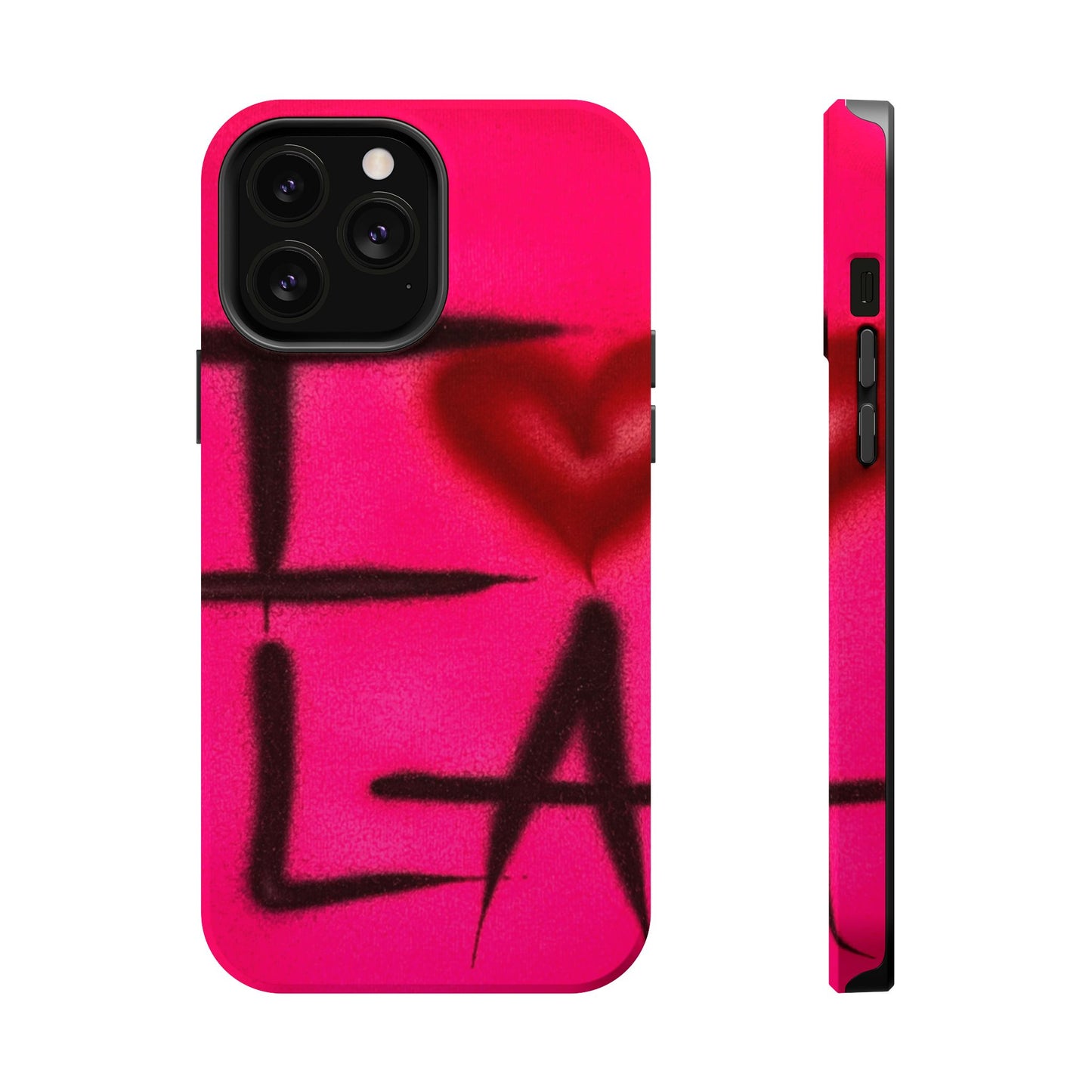 MagSafe „I ❤️ LA“ Airbrush iPhone-Hülle