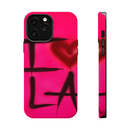 MagSafe „I ❤️ LA“ Airbrush iPhone-Hülle