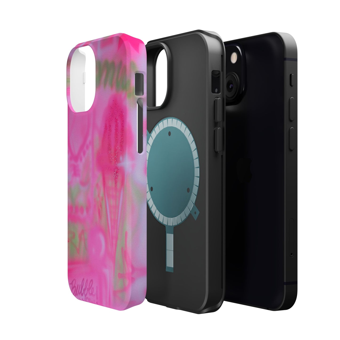 MagSafe "miami matcha" airbrush iPhone case