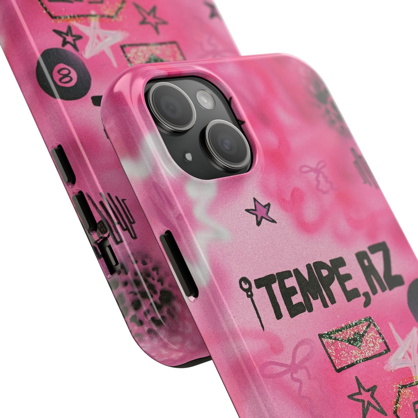 "tempe, az pt. 2" airbrush iPhone case