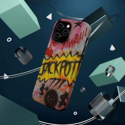 MagSafe "JACKPOT!" airbrush iPhone case