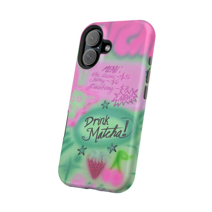 MagSafe "matcha!" airbrush iPhone case