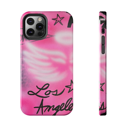 "pink angel wings" airbrush iPhone case