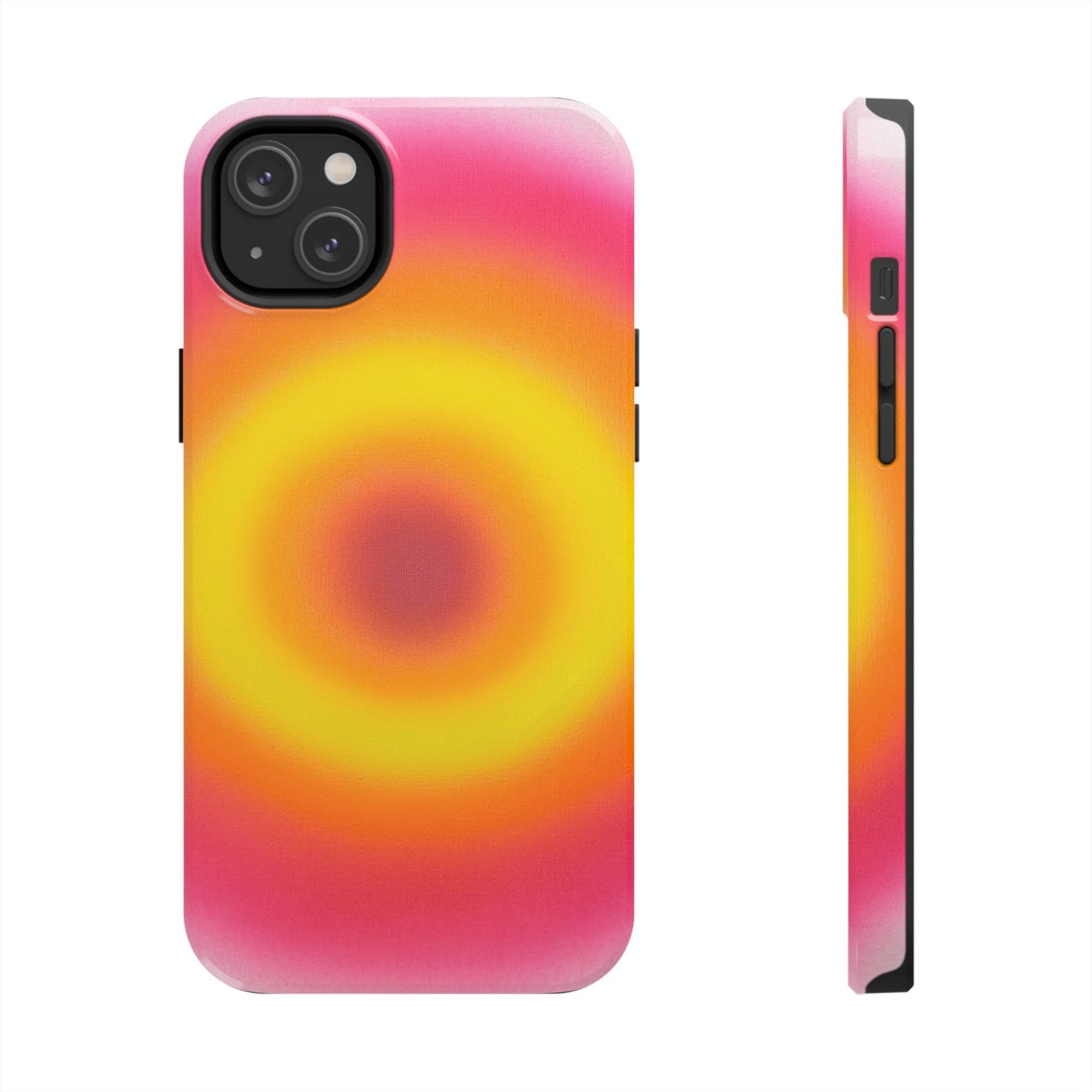 "pink lemonade aura" airbrush iPhone case