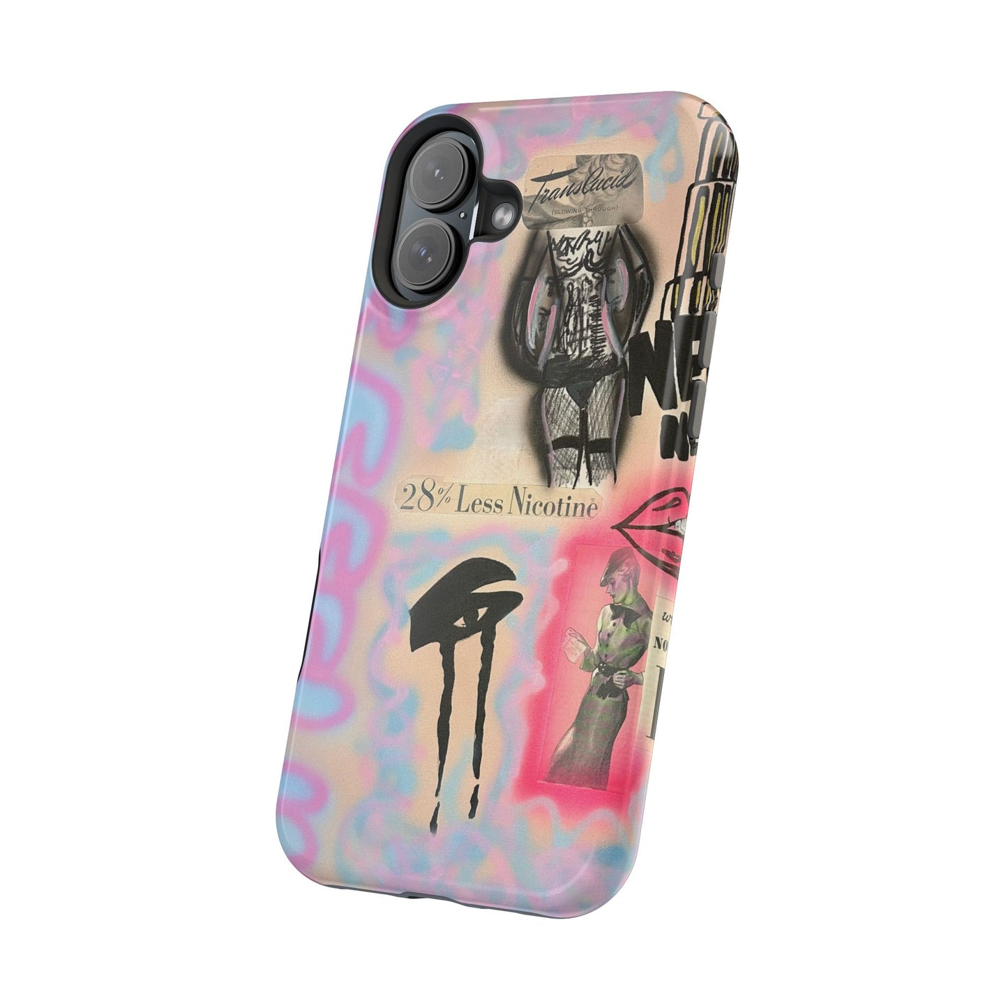MagSafe "the feeling" airbrush iPhone case