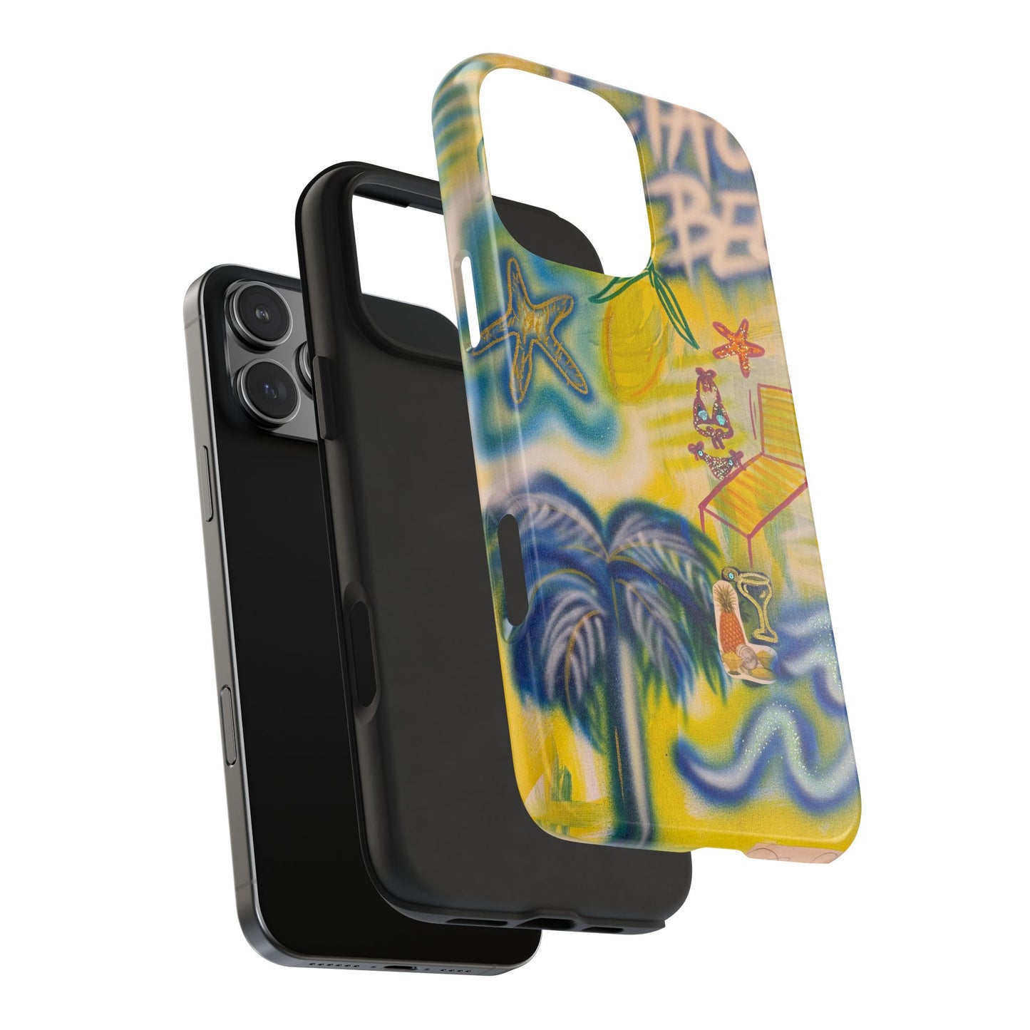 "ciao bella" airbrush iPhone case