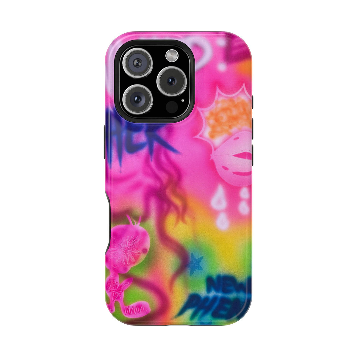 MagSafe "wanted" airbrush iPhone case