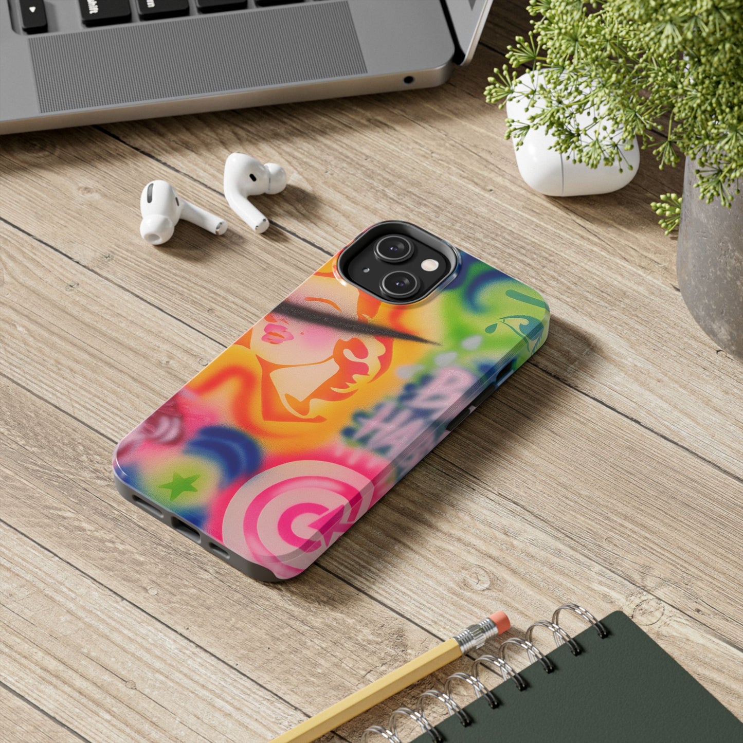 "bad habits" airbrush iPhone case