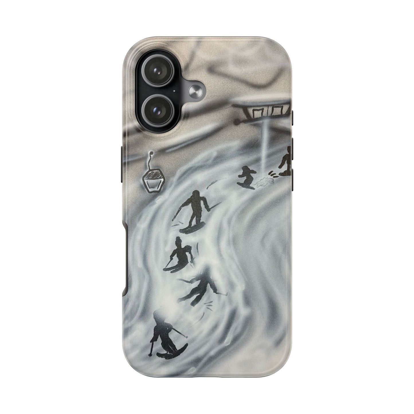 "arctic avalanche" airbrush iPhone case