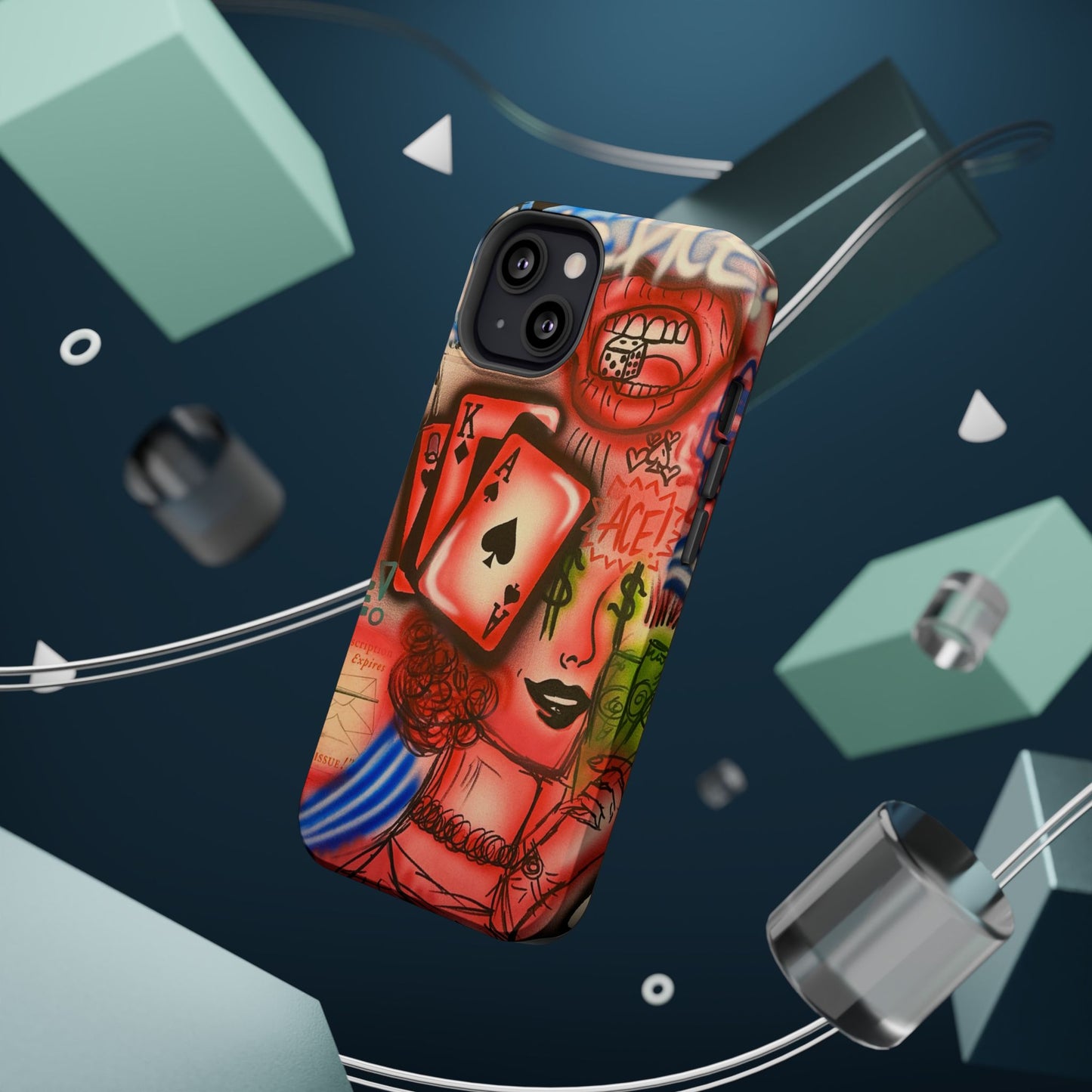 MagSafe "Zufall!" Airbrush iPhone Hülle