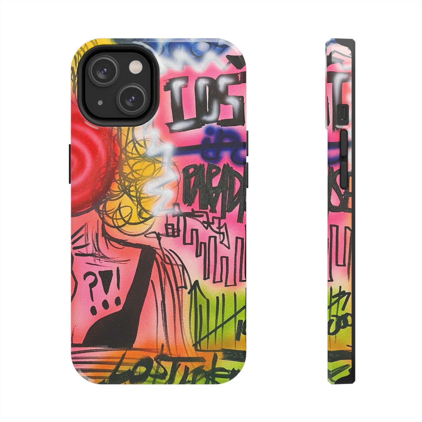 "lost in paradise" airbrush iPhone case