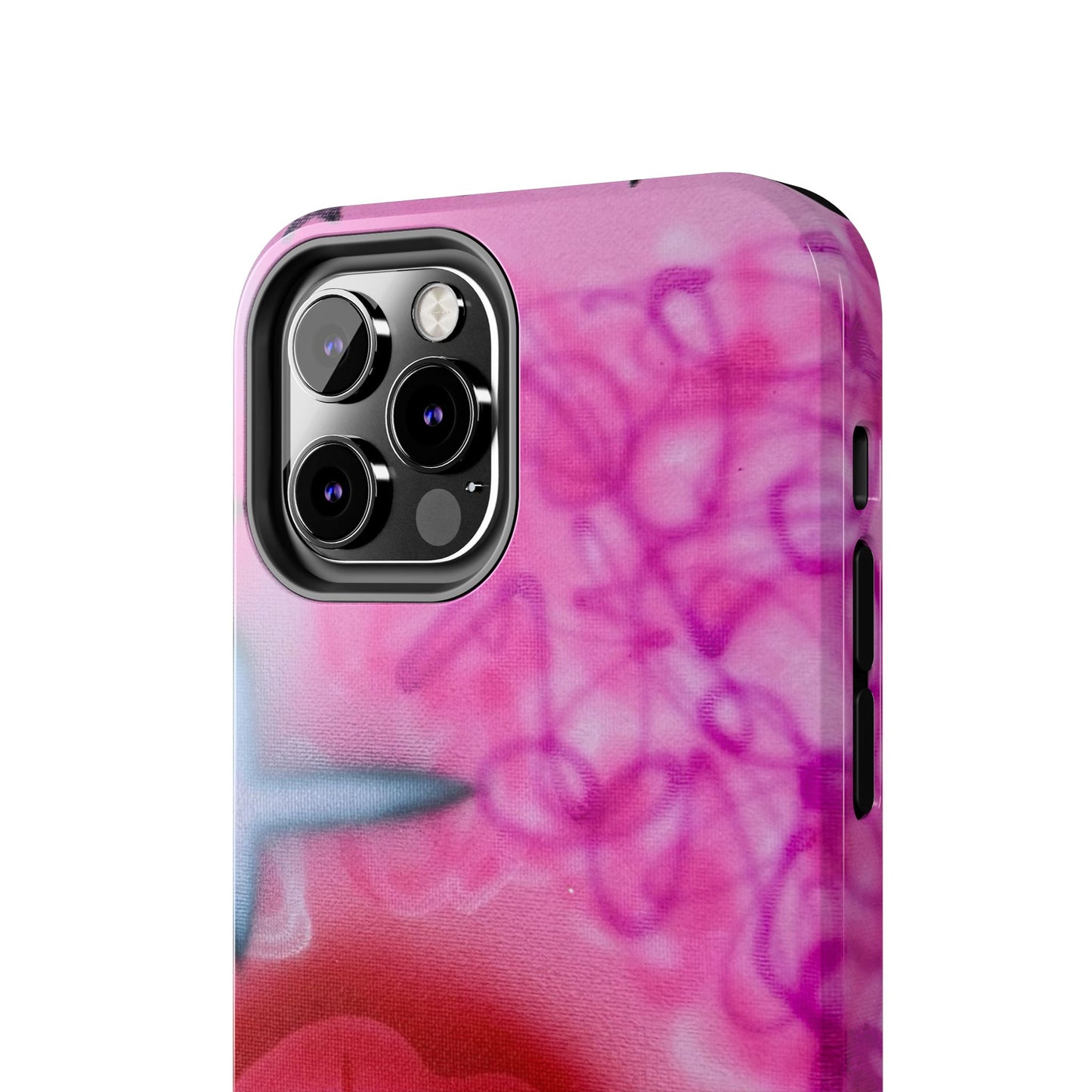 "glitter aura" airbrush iPhone case