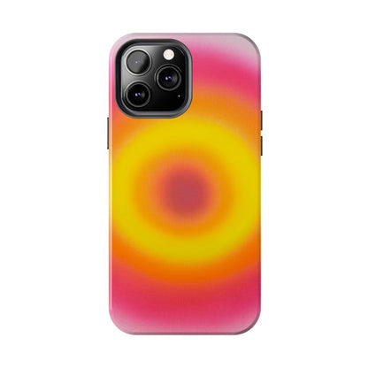 "pink lemonade aura" airbrush iPhone case