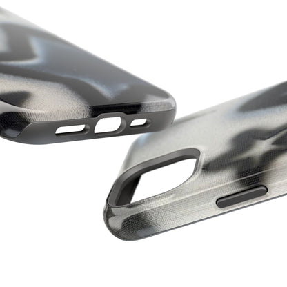 MagSafe "black & white stars" airbrush iPhone case