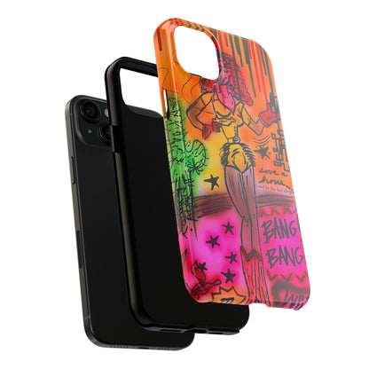 "wild, wild west" airbrush iPhone case